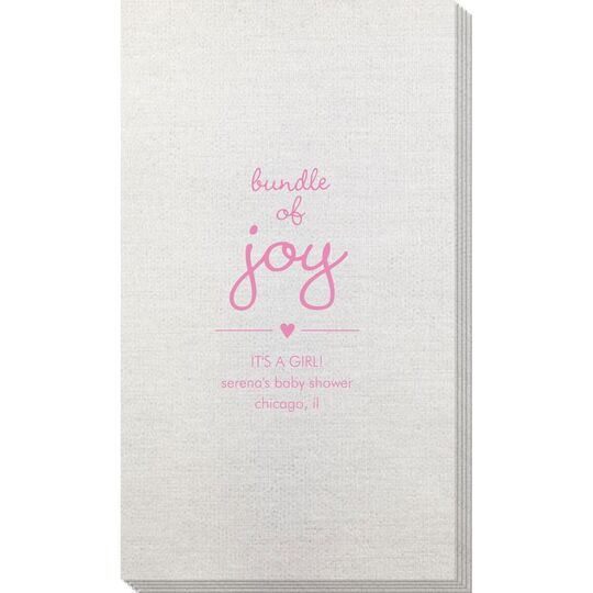 Heart Bundle of Joy Bamboo Luxe Guest Towels